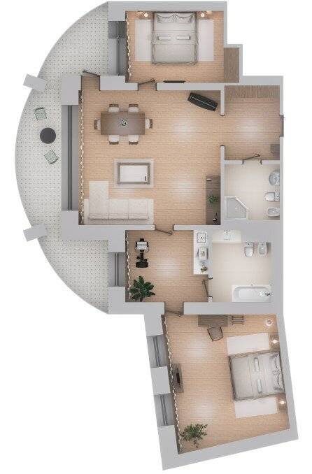 Фотографии номера Апартамент 3-комнатный, Корпус: «Здравница» в Гостинице Родник Алтая Белокуриха